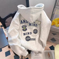 Men's Oversized Fleece Zip Hoodie