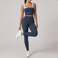 Women’s Quick-Dry Yoga Set – High-Waist Butt-Lifting Running & Workout Wear