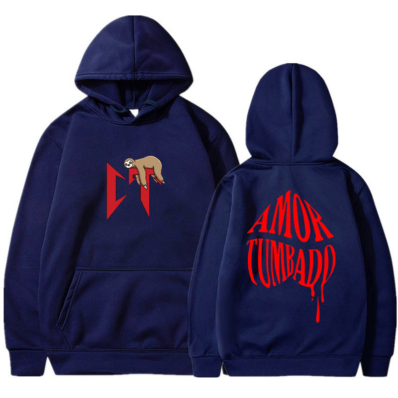 Hoodie men's fashionable long sleeved sports unisex