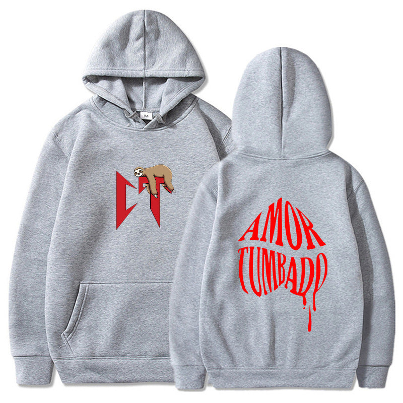 Hoodie men's fashionable long sleeved sports unisex