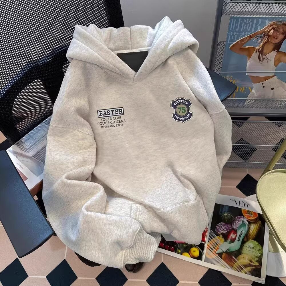 Men's Oversized Fleece Zip Hoodie