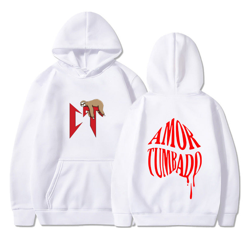 Hoodie men's fashionable long sleeved sports unisex