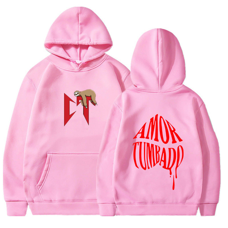 Hoodie men's fashionable long sleeved sports unisex