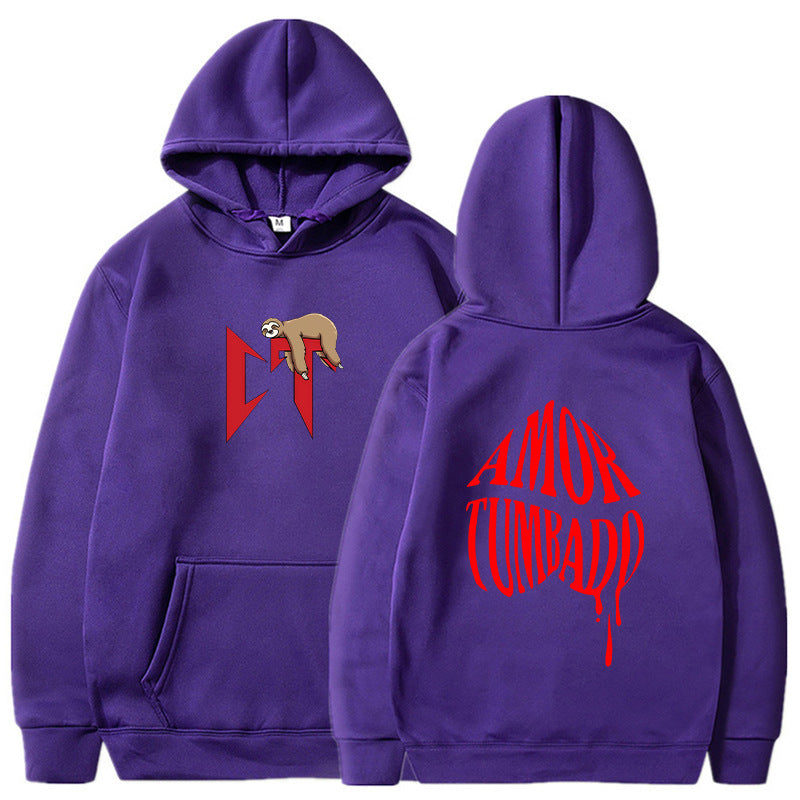 Hoodie men's fashionable long sleeved sports unisex