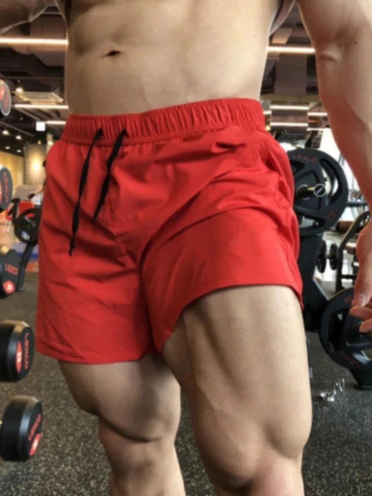 Men’s Summer Casual Shorts – Solid Straight-Leg Sport & Beach Shorts