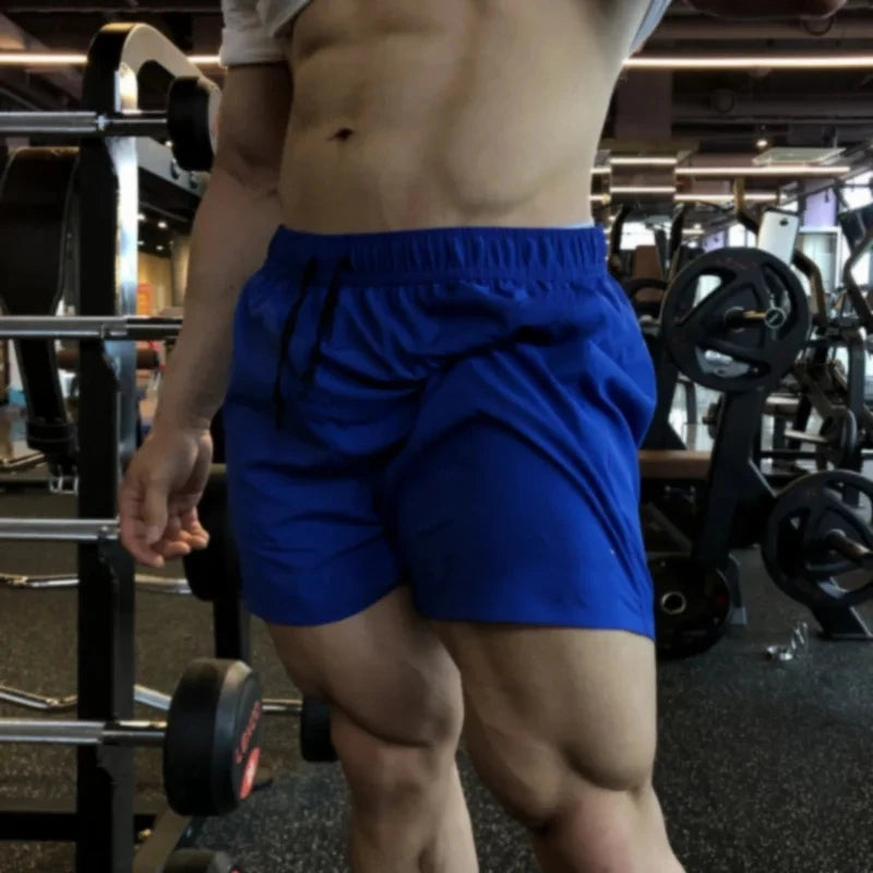 Men’s Summer Casual Shorts – Solid Straight-Leg Sport & Beach Shorts