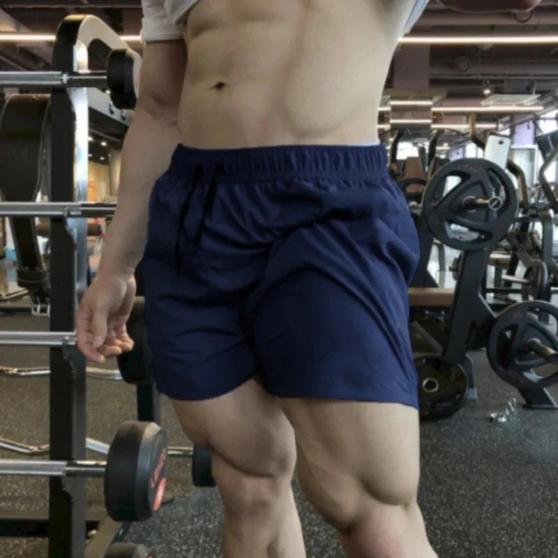 Men’s Summer Casual Shorts – Solid Straight-Leg Sport & Beach Shorts