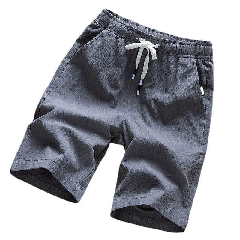 Men’s Summer Casual Shorts – Solid Straight-Leg Sport & Beach Shorts